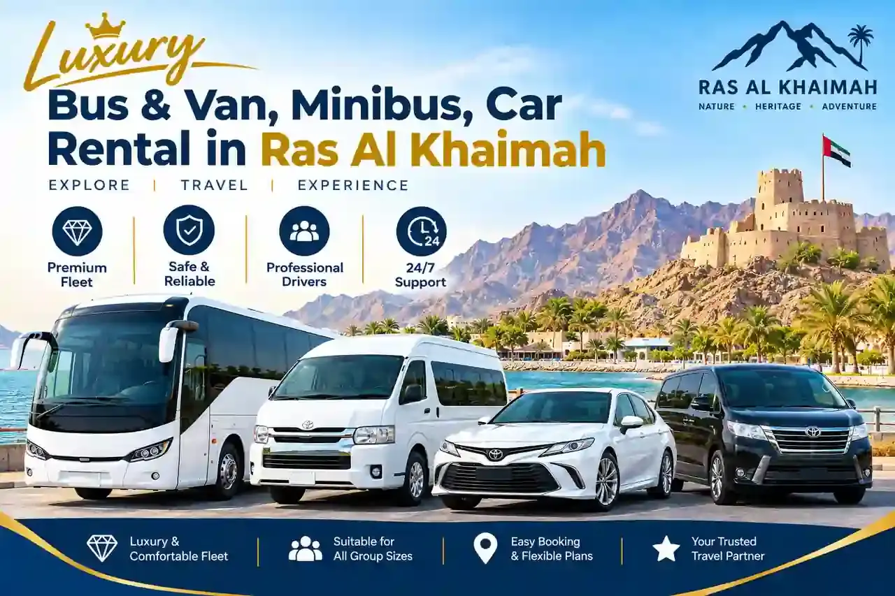 Rideway Passenger Transport bus and van rental in Ras Al Khaimah