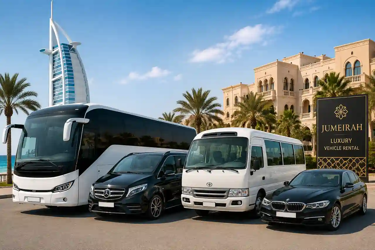 Rideway Passenger Transport bus and van rental in Jumeirah