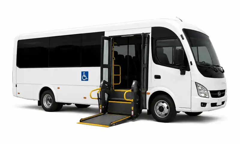 Wheelchair Accessible Bus Rental Dubai by Rideway Passenger Transport